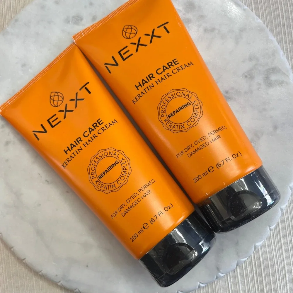 NEXXT Keratin Hair Cream Dry Damaged Haircare Repairing Complex New Set‎ of 2